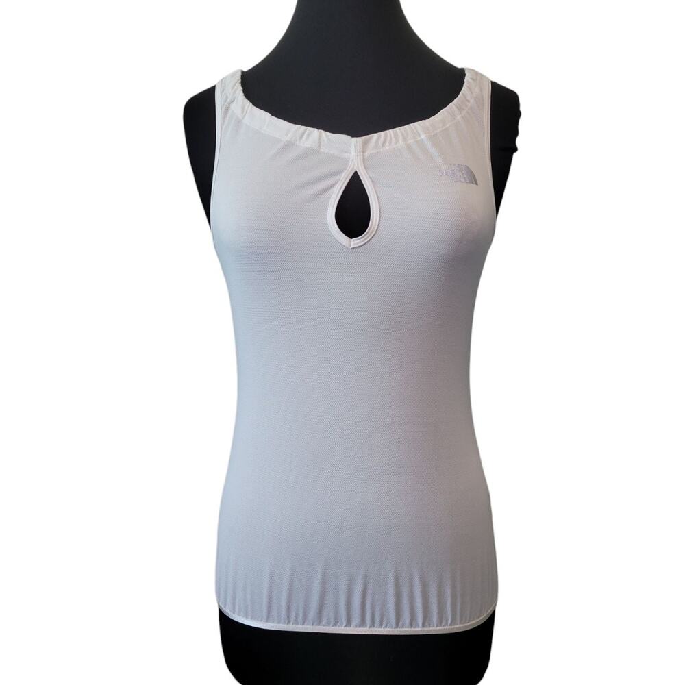 The North Face Savvy Mesh Tank XS White Workout Running Activewear
